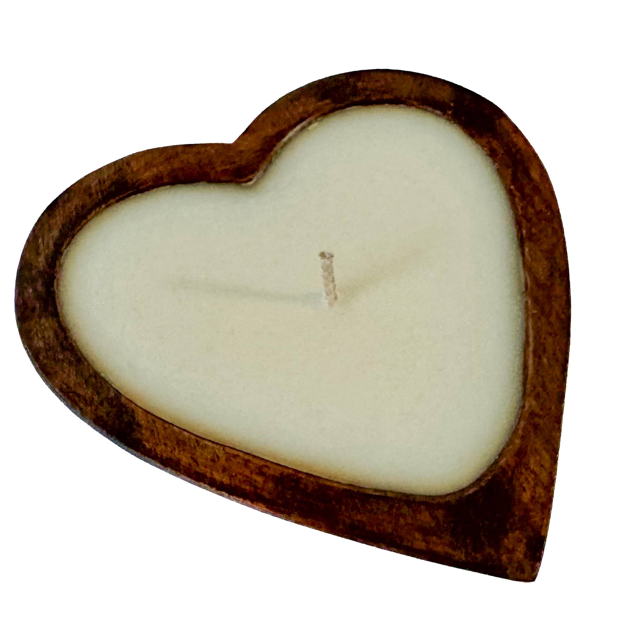 Forever Green Art - Wholesale Jar/Filled Candle - Sweet Heart Candle | Mango Wood4