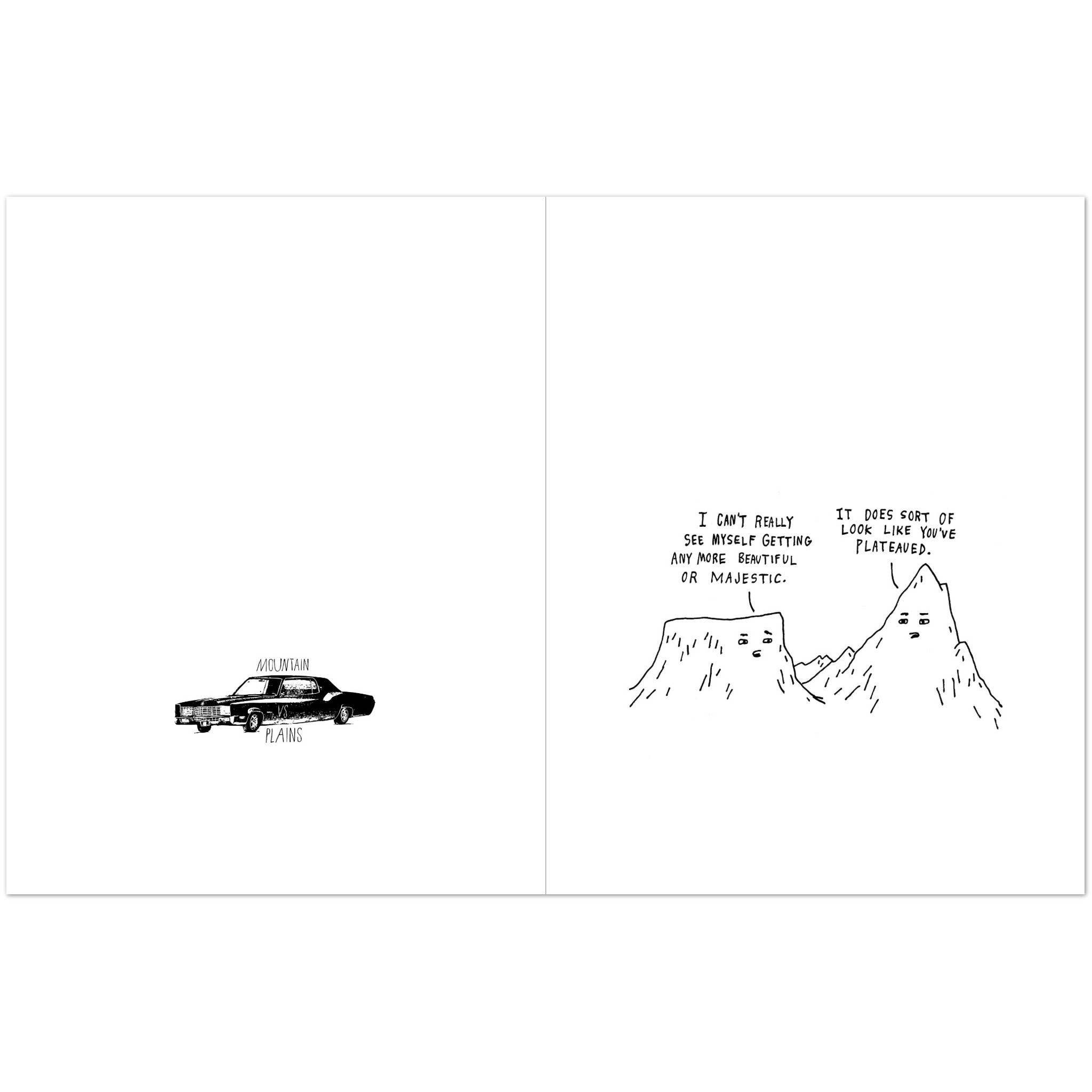 Mountain vs Plains - Vente Carte de vœux classique - Plateau3