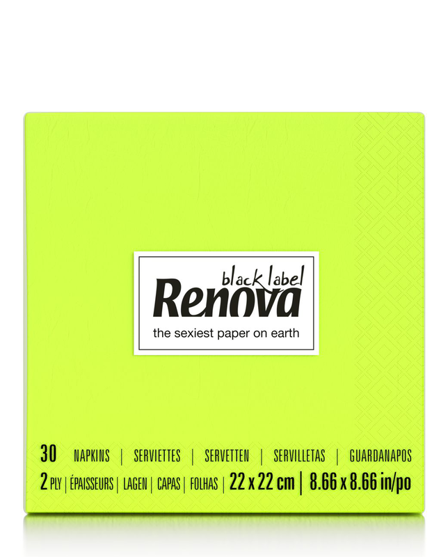 Renova - Wholesale Disposable Napkin - Cocktail Napkins RENOVA Green 0