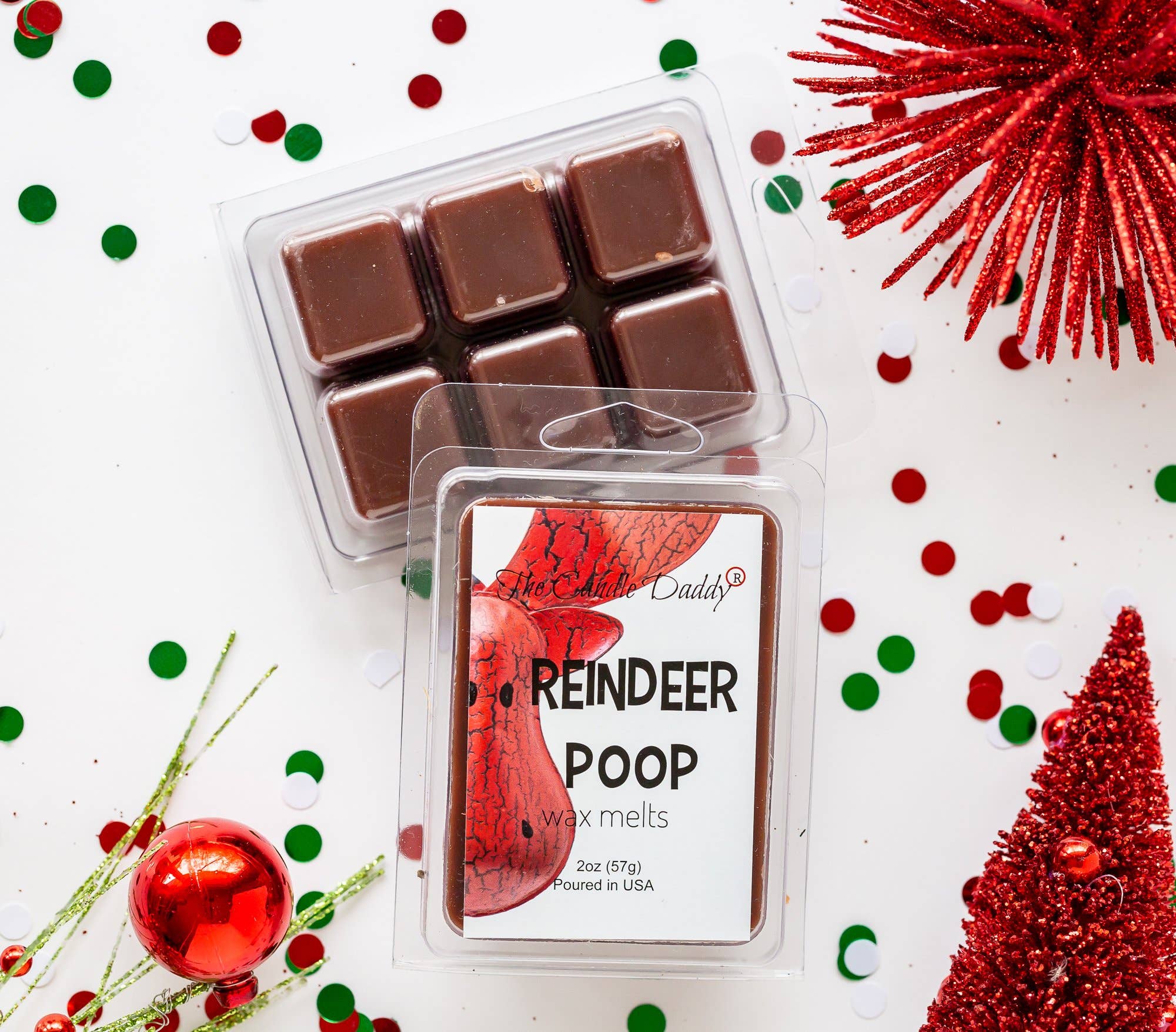 The Candle Daddy - Wholesale Wax Melt - Reindeer Poop - Funny Christmas- Coffee Scented2