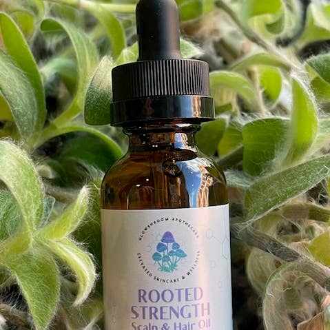 Rooted Strength – Scalp & Hair Growth Oil for wholesale by Glowshroom Apothecary