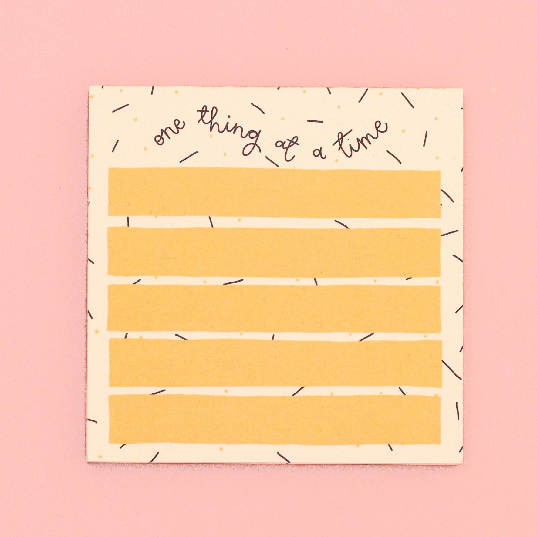 Oh, Laura – wholesale Notepad – memo pad - one thing at a time0