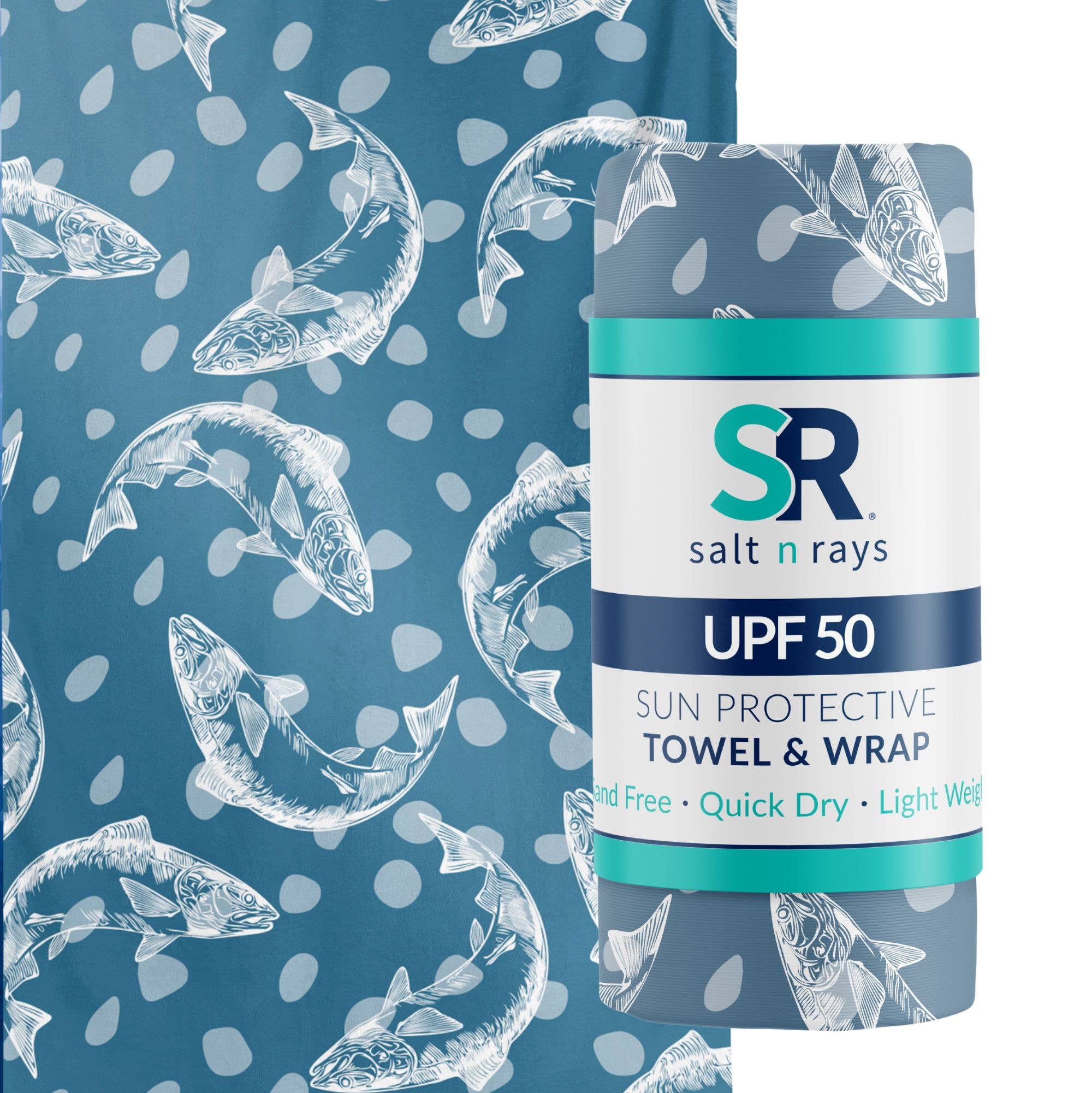 Salt n Rays – Toalha de praia por atacado – Toalha de Praia/Envolvente UPF 50 - Gill1