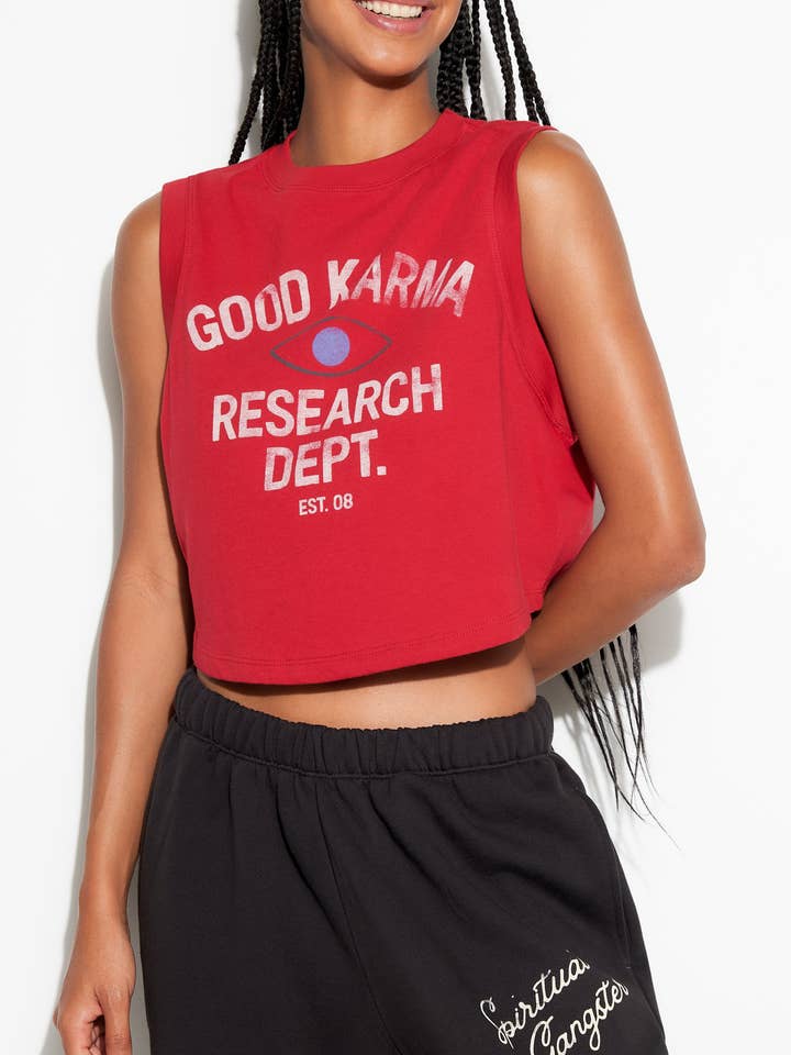 Spiritual Gangster - Wholesale Tank Top - Women's - Good Karma Crawford Crop Tank0