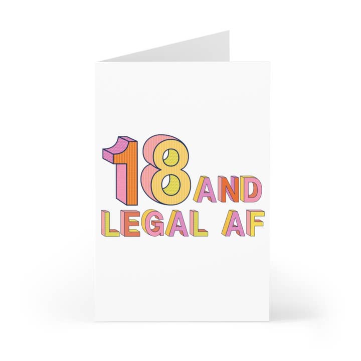 R is for Robo - Wholesale Birthday Card - 18th Birthday Card for Men - Funny Milestone Greeting Cards1