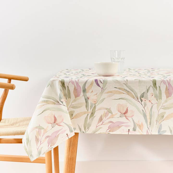 Resinated Stain Resistant Tablecloth 0120-248 for wholesale by SG HOGAR