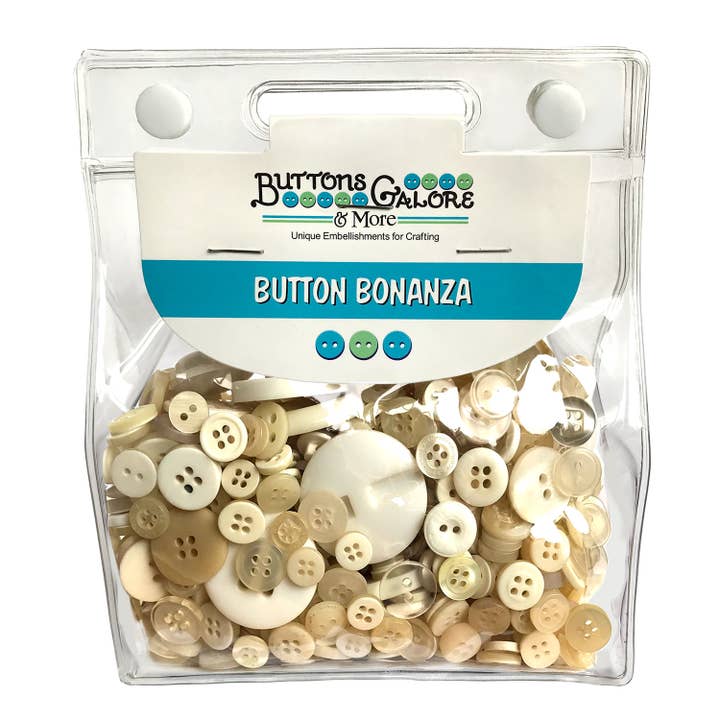 Buttons Galore & More - Vendita all'ingrosso Bottone a pressione/da cucire - Bottoni colorati per artigianato e cucito Button Bonanza
