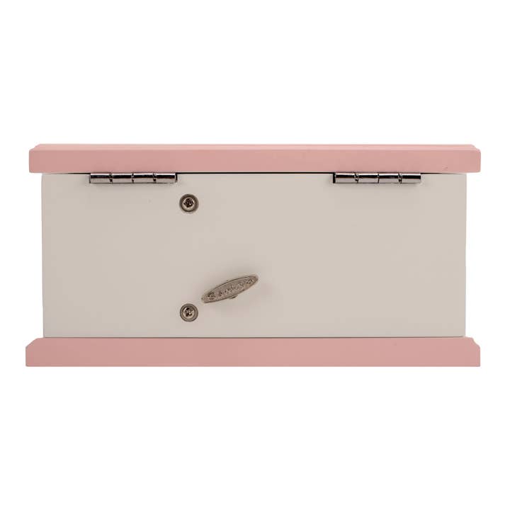 EAST AVENUE - Wholesale Jewelry Box/Organizer - Kids - Ballerina White/Pink 7.5x5.4 MDF/Velvet Musical Jewelry Box4