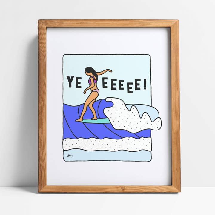 Yeeeeee Art Print for engroshandel hos Alimo