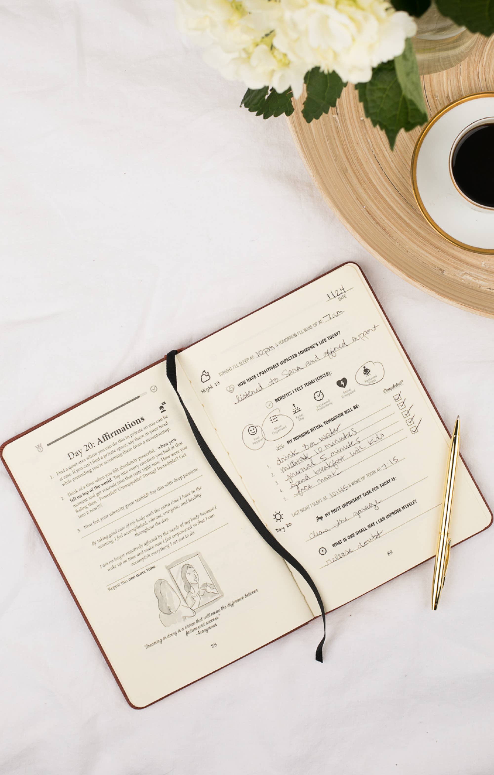 Habit Nest – Diário por atacado – The Morning Sidekick Journal - Planejador guiado para as melhores manhãs10