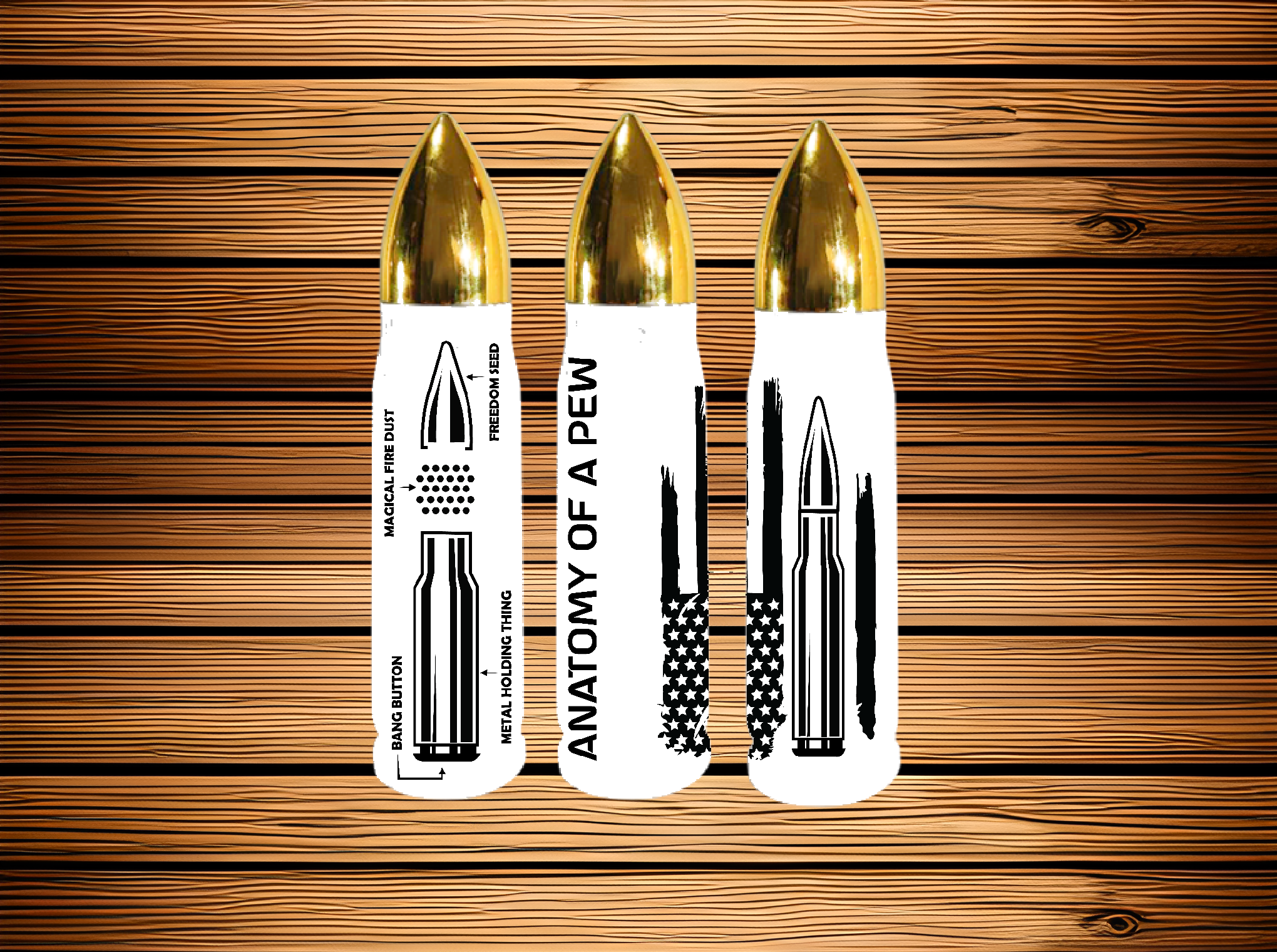 Justified Madness1 - Wholesale Insulated Mug/Tumbler - Anatomy Of The Pew 17oz Bullet Tumbler Physical Item1