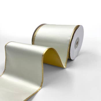 Wholesale Luxe Gold Dust Satin Glitter Ribbon