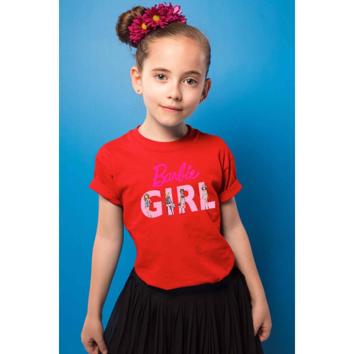 nobarand - Wholesale Screen Printed T-Shirt - Kids - barbie girl GRAPHIC KIDS TEE2