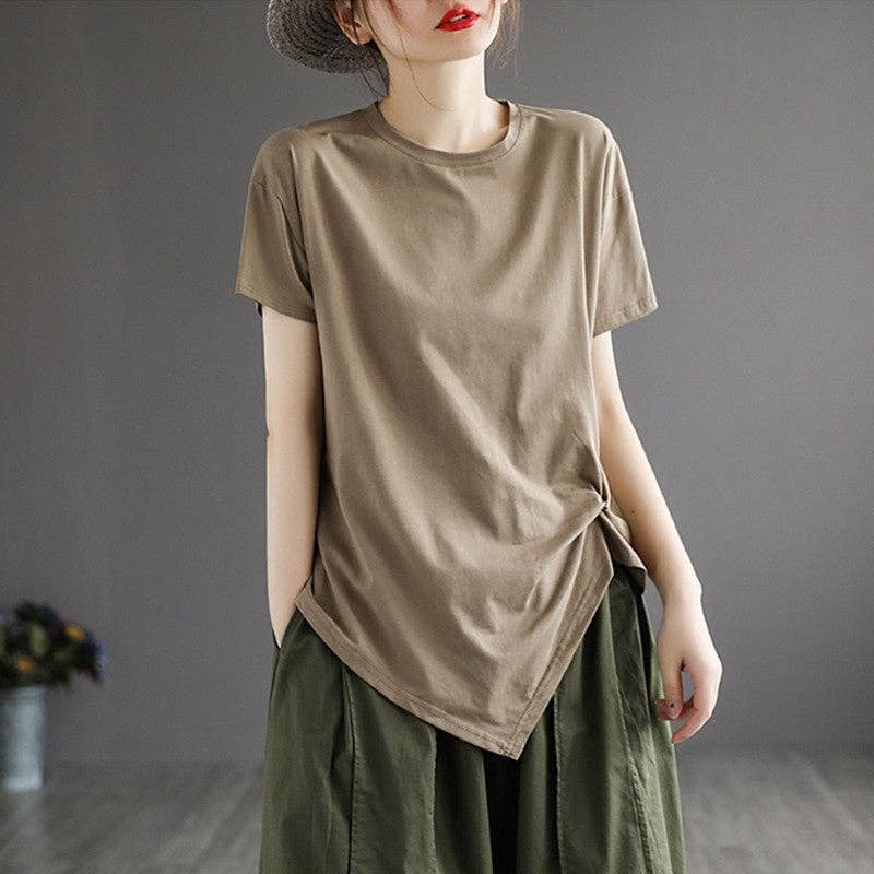 UZ Wholesale Store - Wholesale T-Shirt - Women's - Wrinkle-Free Plus Size Short Sleeve T-Shirt2