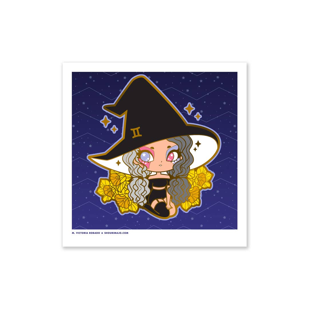 SHOURIMAJO - Wholesale Art Print - Art Prints Zodiac Chibi Witches2