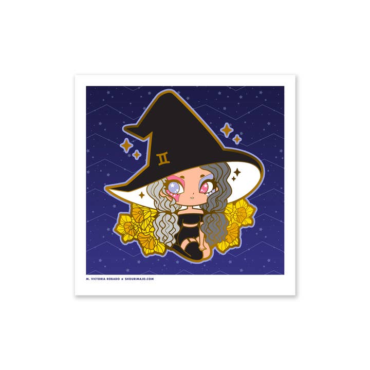 SHOURIMAJO - Wholesale Art Print - Art Prints Zodiac Chibi Witches2