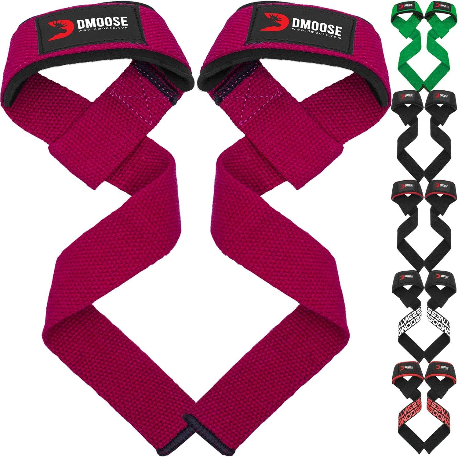 DMOOSE - Vente Équipement de fitness - Sangles de levage DMoose, sangles de poignet de 24 pouces pour haltérophili10