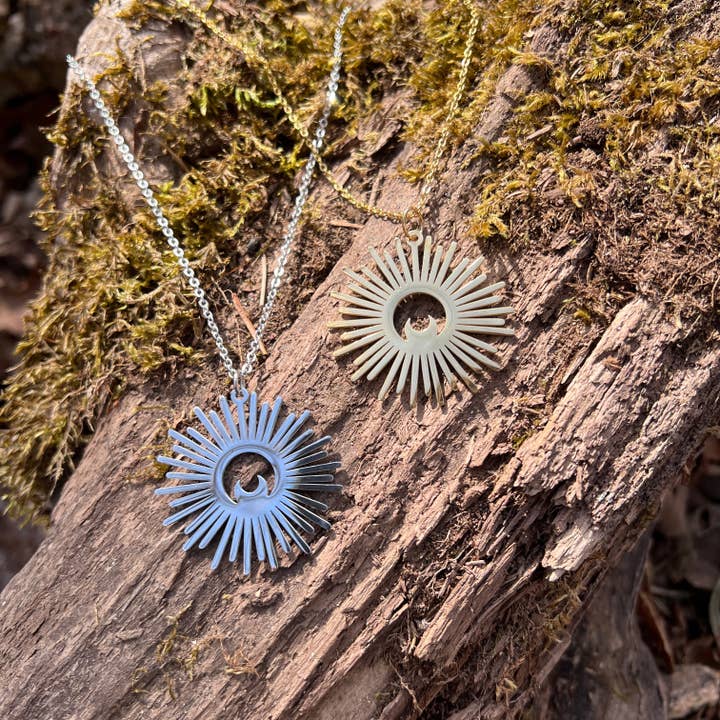 Lunar Nova Celestial Moon Halsband för wholesale av Jenson Natural Jewelry