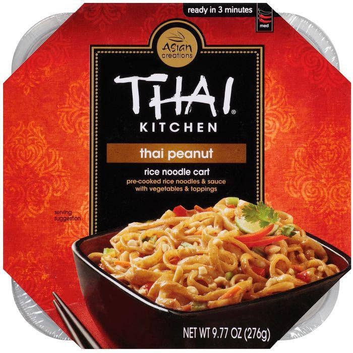 Thai Kitchen Rice Noodle Cart Thai Peanut 9.77 Oz Microwave Bowl (Pack of 6) for wholesale by KeHE Distributors, LLC
