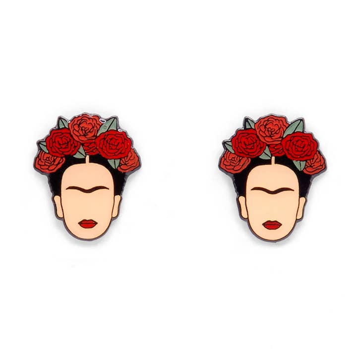 Frida Kahlo Inspired Earrings for wholesale by Makin' It Hers