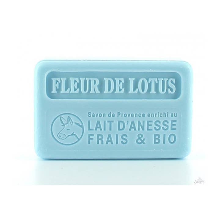 Au Savon de Marseille - Wholesale Bar Soap - Lotus - French soap with organic Donkey Milk 100g