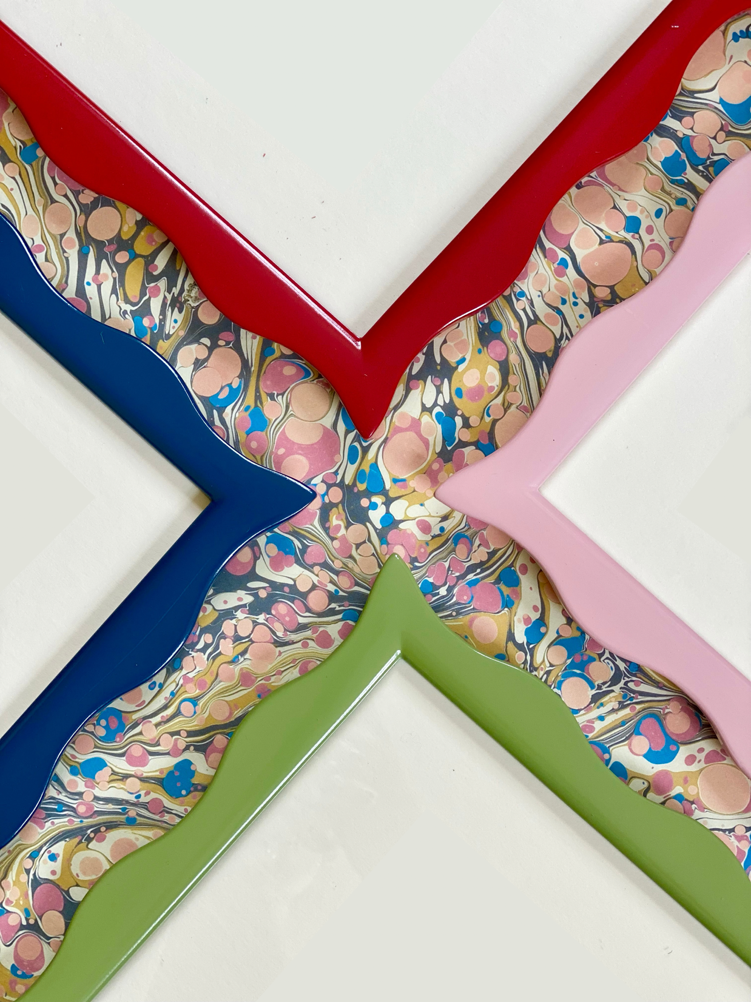 Domenica Marland - Wholesale Picture Frame - HOST x DM Small Ripple Red Frame3