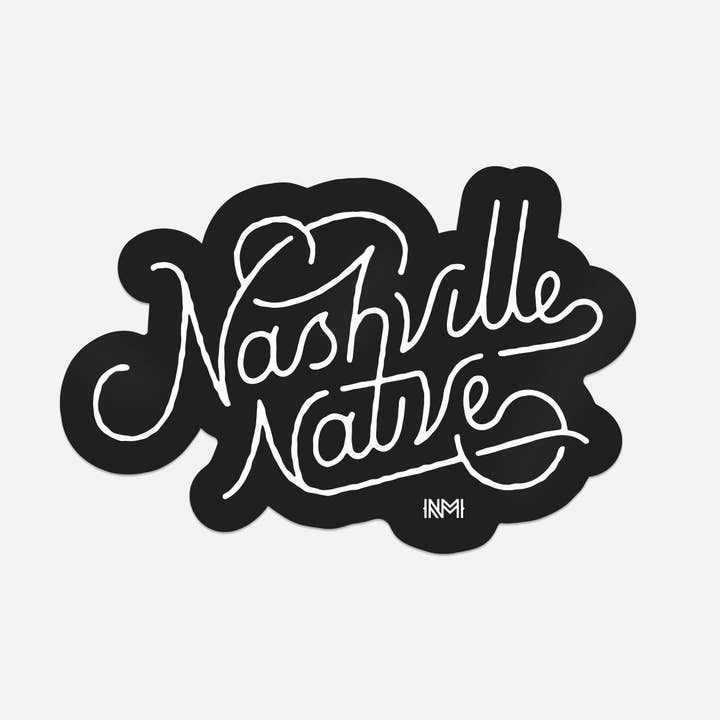 Nashville Native Sticker for wholesale by NativeMade