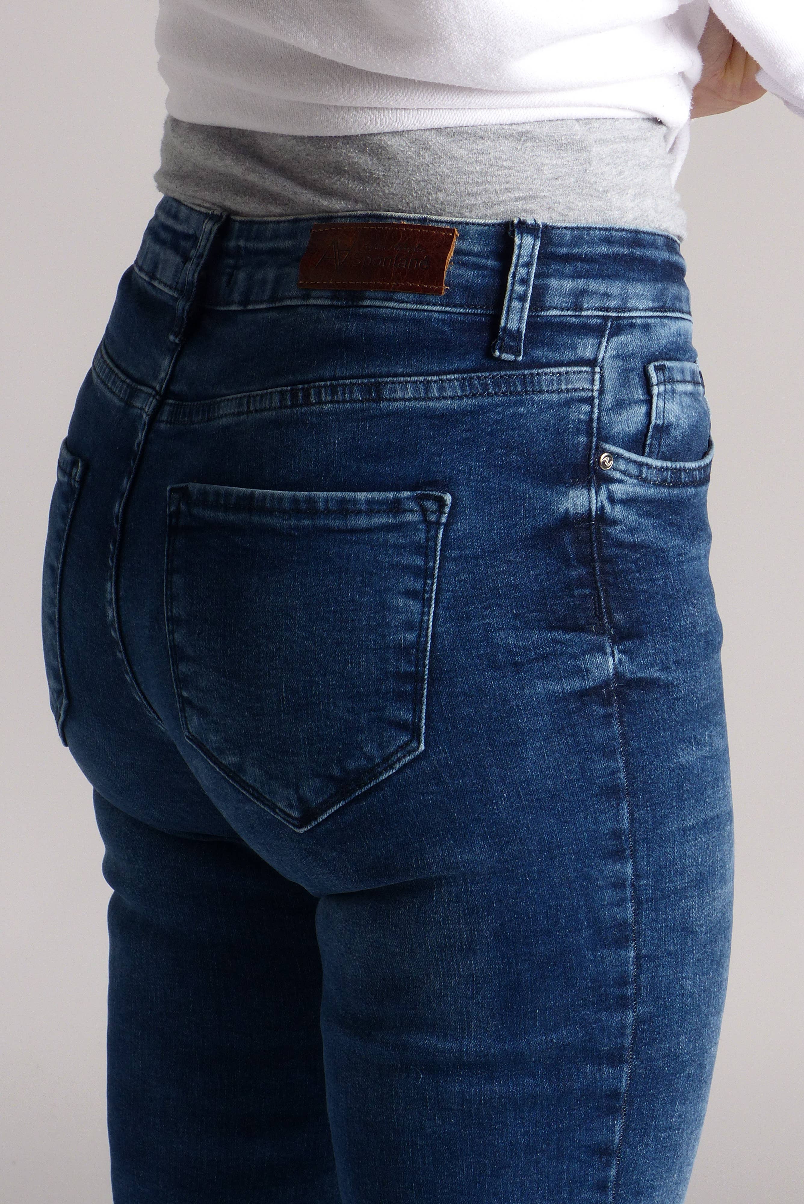 SPONTANÉ – calças de ganga - Mulher por atacado – Calças de ganga finas5