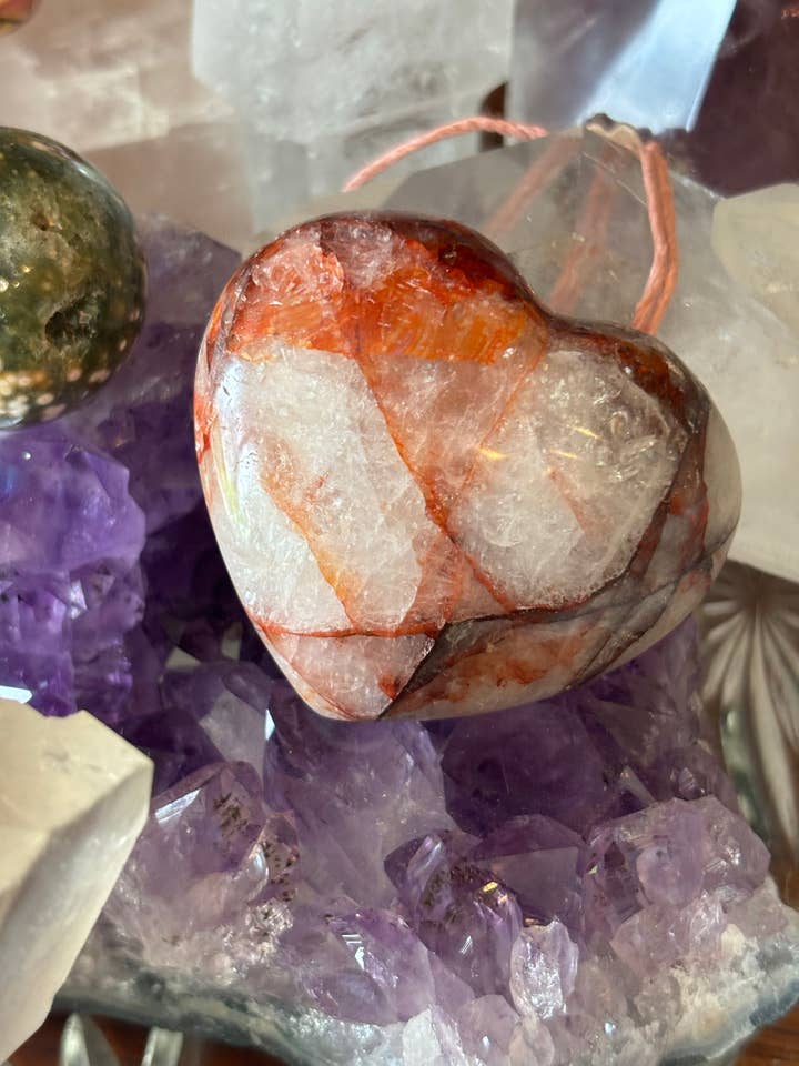 Ildkvarts - Hjerte for engroshandel hos Wild Peonies Xo