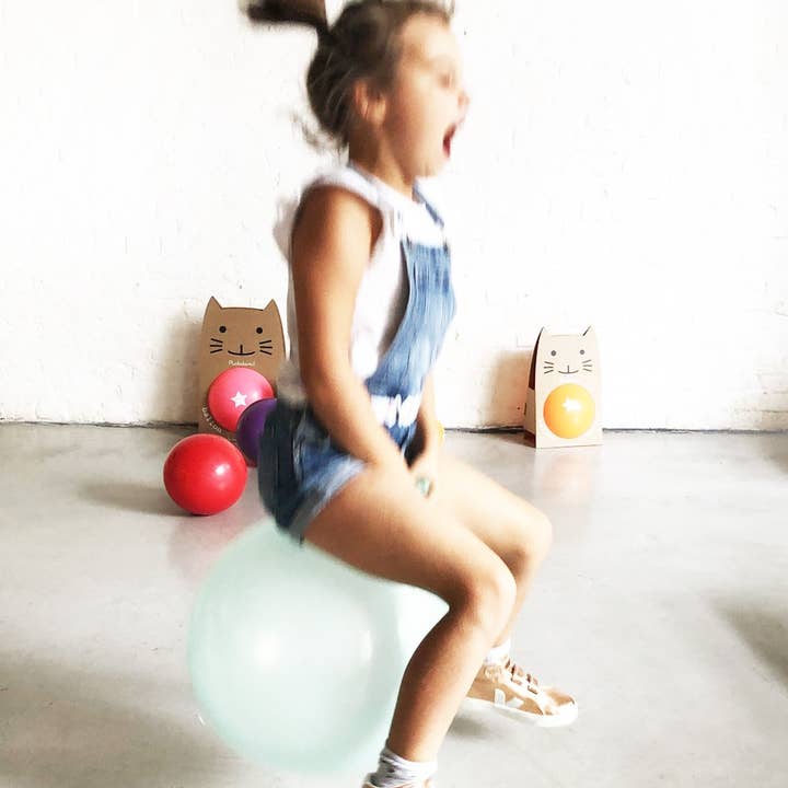 Ratatam! - Wholesale Inflatable toy – Child & baby - Glittery yellow summer jumping ball1