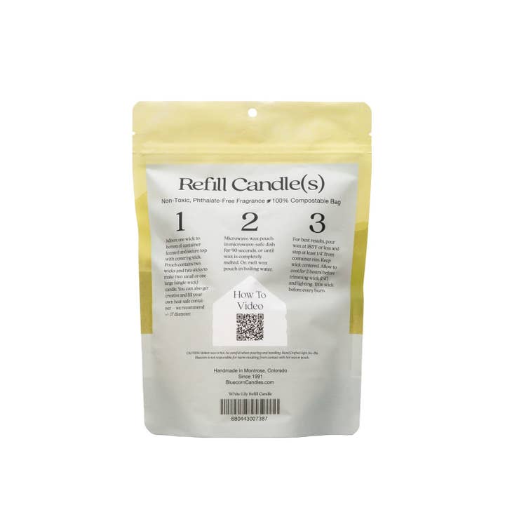 Bluecorn Candles - Wholesale Jar/Filled Candle - Zero-Waste Candle Refill Pouches – Aromática Scented Candles8