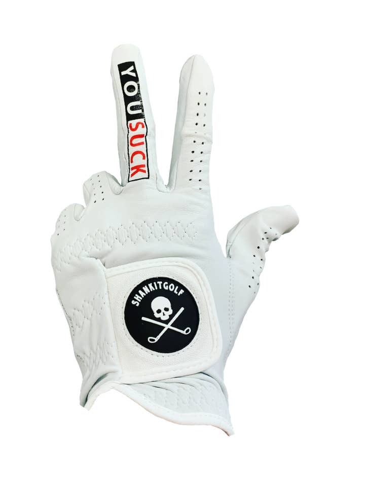 You Suck Golf Glove for wholesale by Shank It Golf
