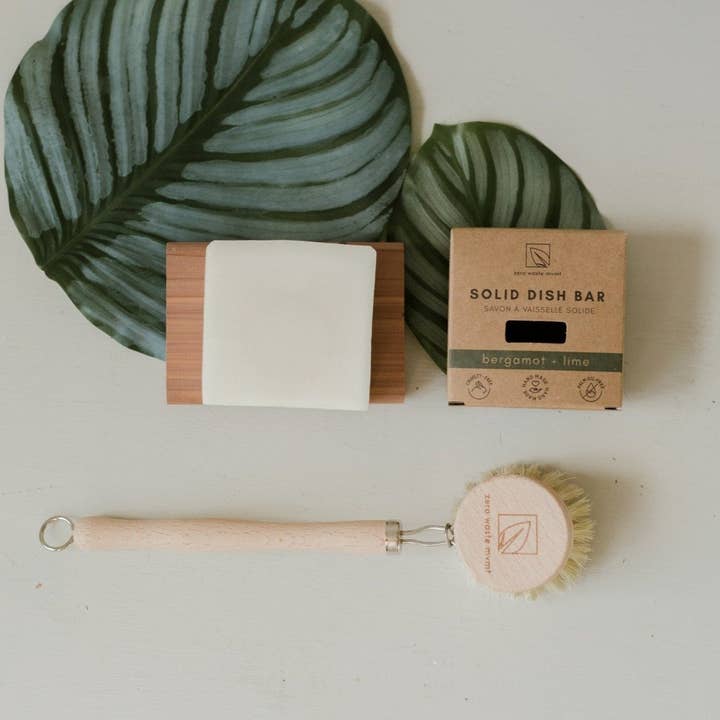 Zero Waste MVMT - Wholesale Dish Soap - Solid Dish Soap Bar | Bergamot + Lime | Vegan & Organic