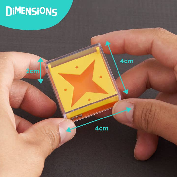 The Twiddlers - Wholesale Puzzle - Kids - 12 Mini Maze Puzzle Cube Game Brain Teasers, Party Toy1
