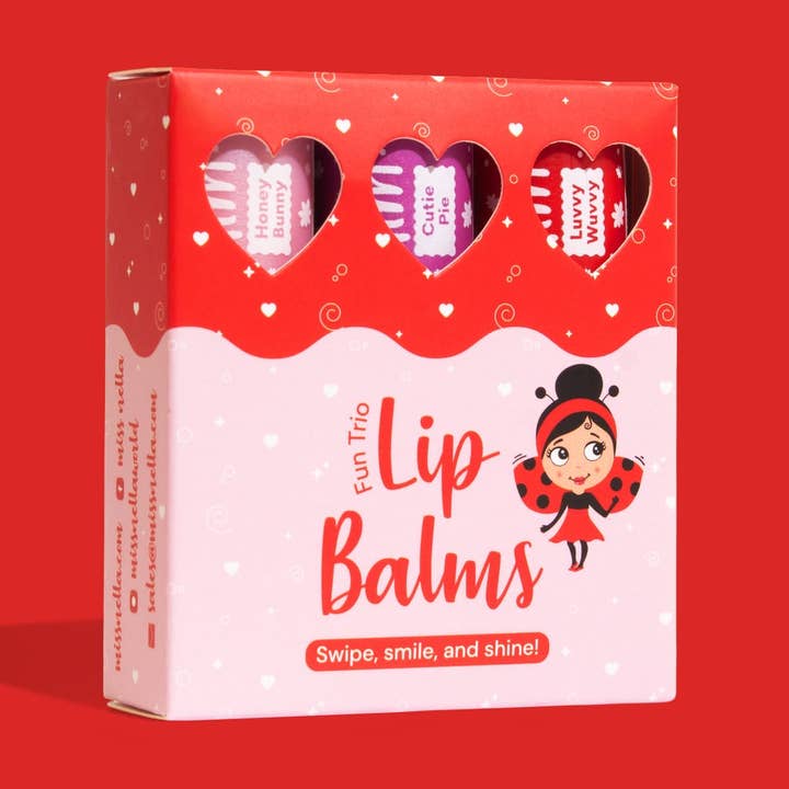 Trio de Baumes à Lèvres pour la vente par Miss Nella