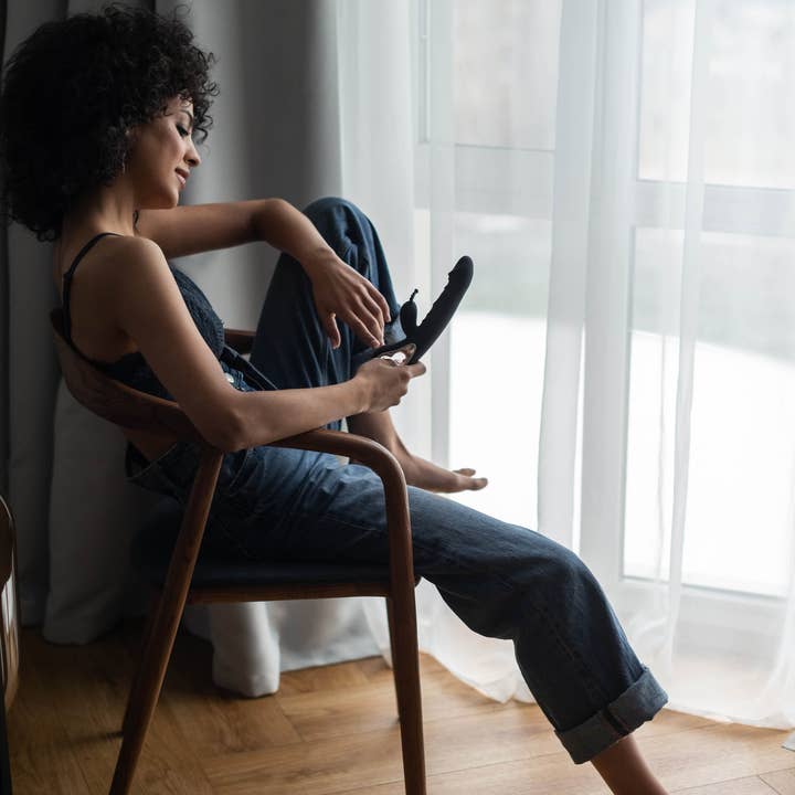 Sland - Wholesale Sex Toy - Thrusting Dildo Vibrator for Women- 3 in 1 Rabbit Vibrators17