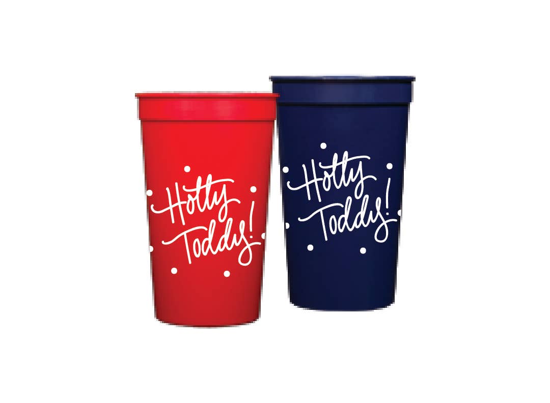 Natalie Chang - Wholesale Disposable Tableware Pack - Hotty Toddy! | Game Day Cups & Napkins (All) 12
