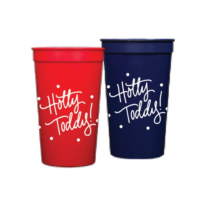 Natalie Chang - Wholesale Disposable Tableware Pack - Hotty Toddy! | Game Day Cups & Napkins (All) 12