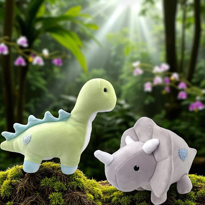 Petit Ami & Zubels - Wholesale Stuffed/Plush Toy - Kids & Baby - Spike the Dinosaur Plush Toy3