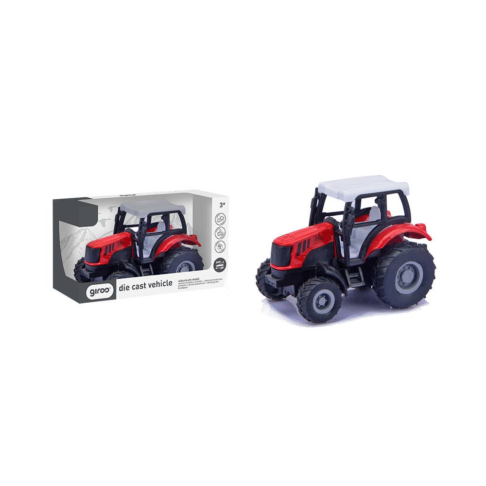 AJ Aguiar - Wholesale Toy Car/Truck - Kids - Tractor Spins 4 Assorted. Pull Back 1:43 Dis-246