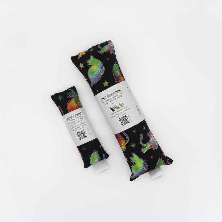 The Luminous Pets - Vendita all'ingrosso Giocattolo - Gatti - Giocattoli per gatti con erba gatta e radice di valeriana | Calciatori per gatti | Gatti cosmici5