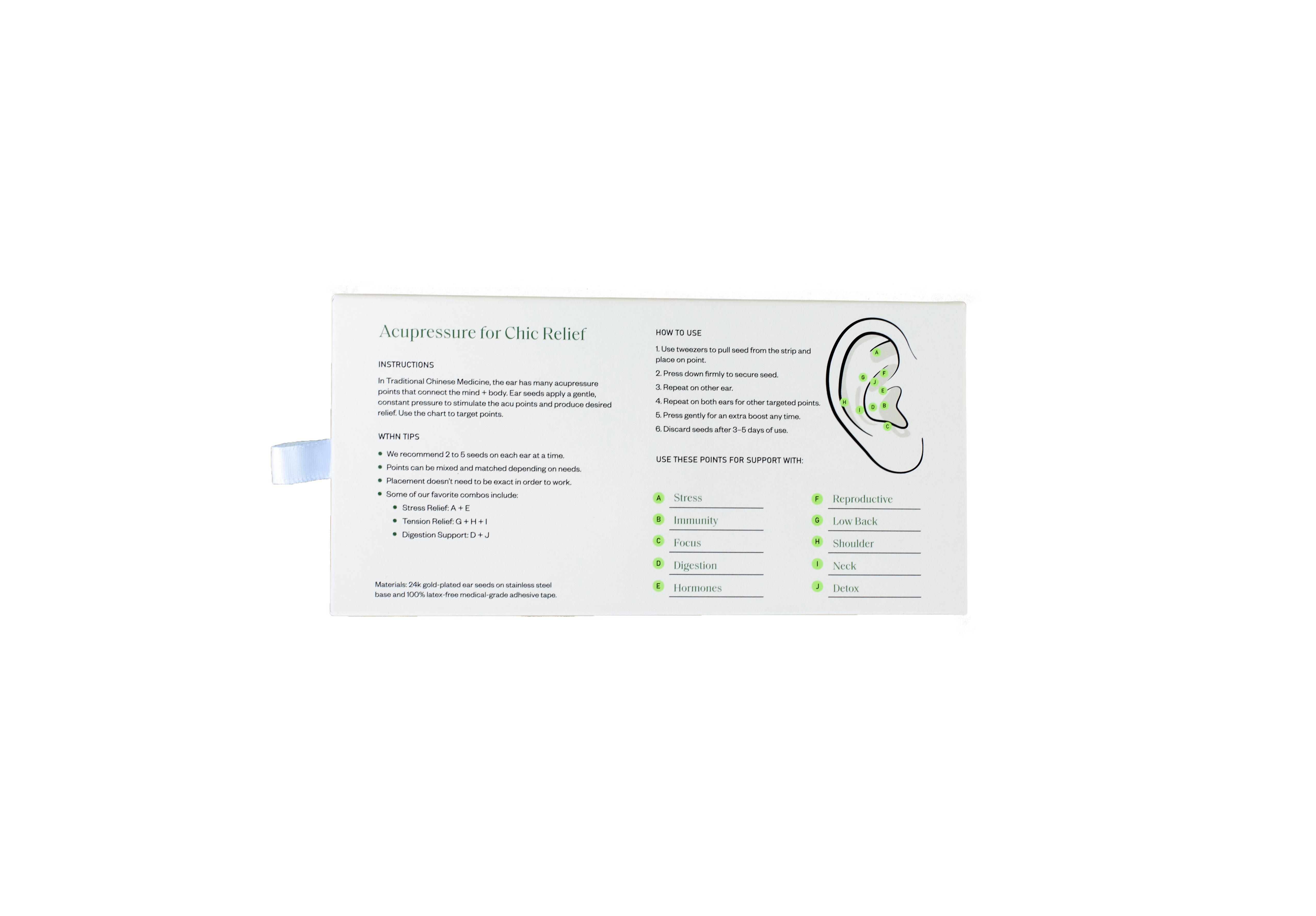 Wholesale Gold Ear Seed Kit Acupressure Accessory for your store Faire