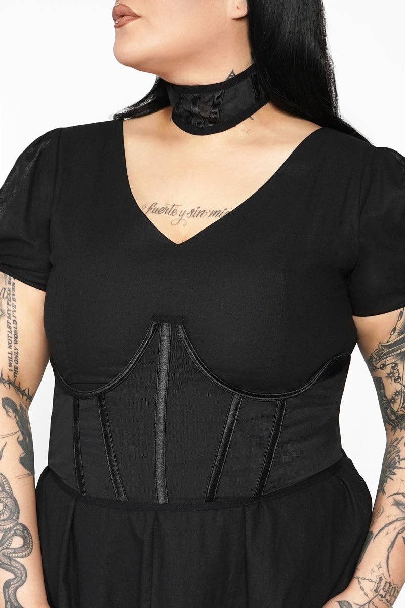 BLACK SHIPS NOVEMBER  Clarissa Mesh Bustier for wholesale on Faire3