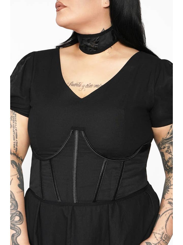 BLACK SHIPS NOVEMBER Clarissa Mesh Bustier for wholesale on Faire3