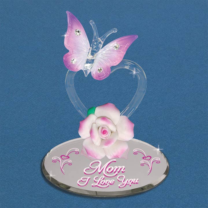 P1 838-ML: Butterfly "Mom I Love You" for wholesale by Glass Baron