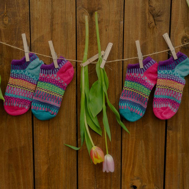Solmate Socks – Engroshandel Strømper - Dame – Morning Glory Ankelstrømper | Bæredygtigt fremstillet No-Show Sock 1