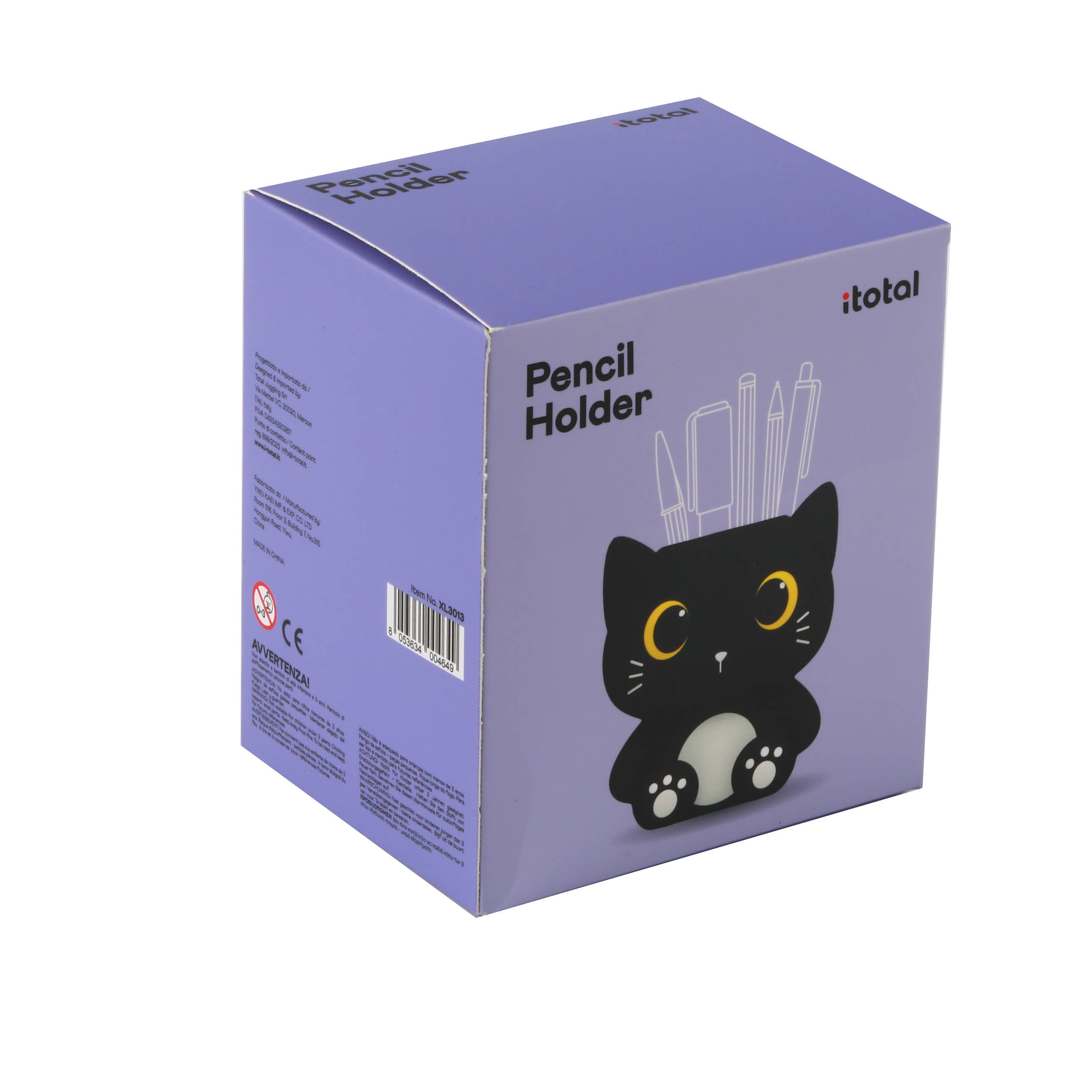 I-Total, I-Drink - Vendita all'ingrosso Portapenne e portamatite - Portapenne 3D Black Cat5