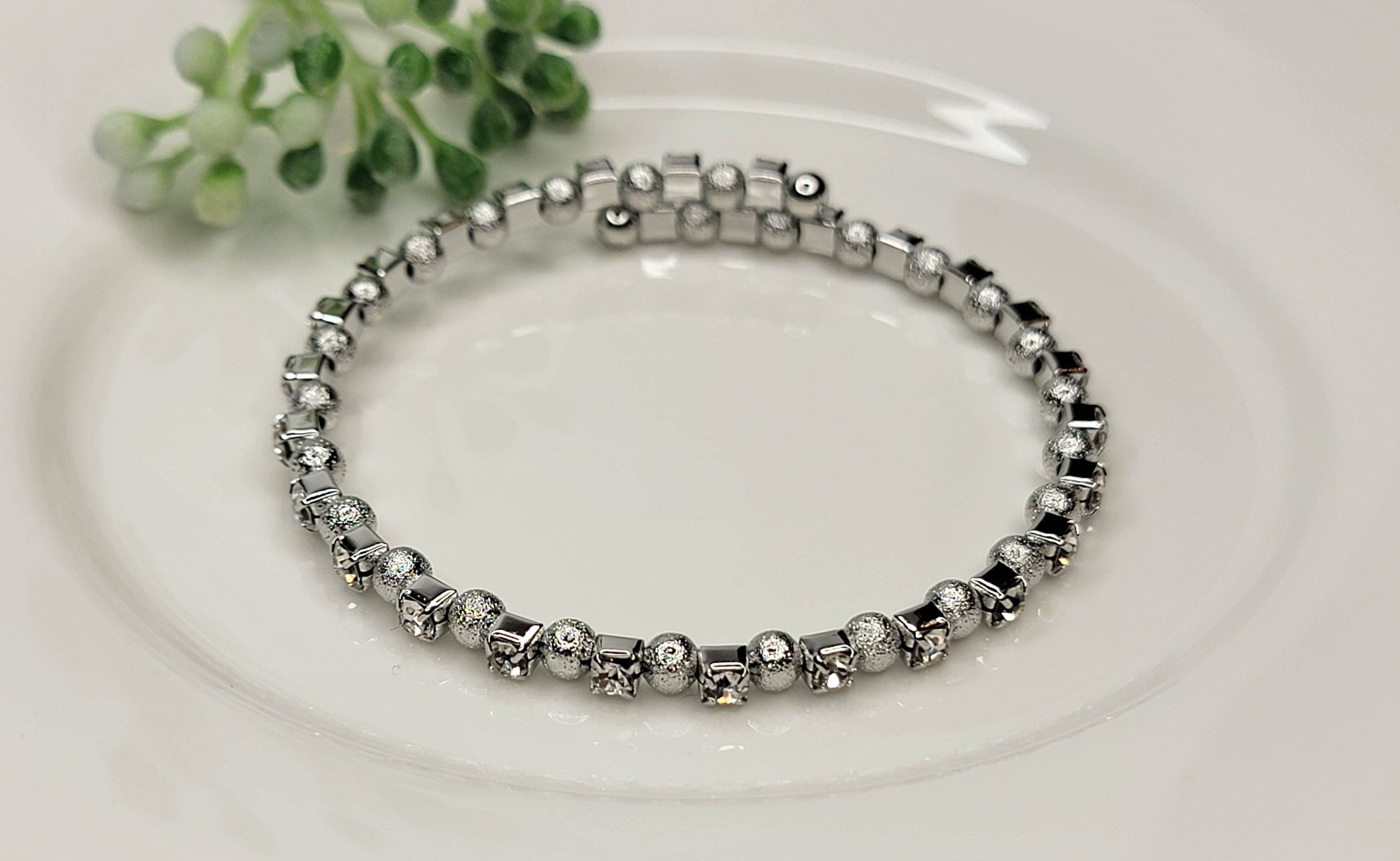 BETTYOH INC – Pulseira de missangas por atacado – Contas redondas/Pulseira empilhável Pedras Mix5