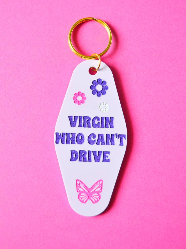 Jomfru, der ikke kan køre nøglering for engroshandel hos Rebel Disco Designs