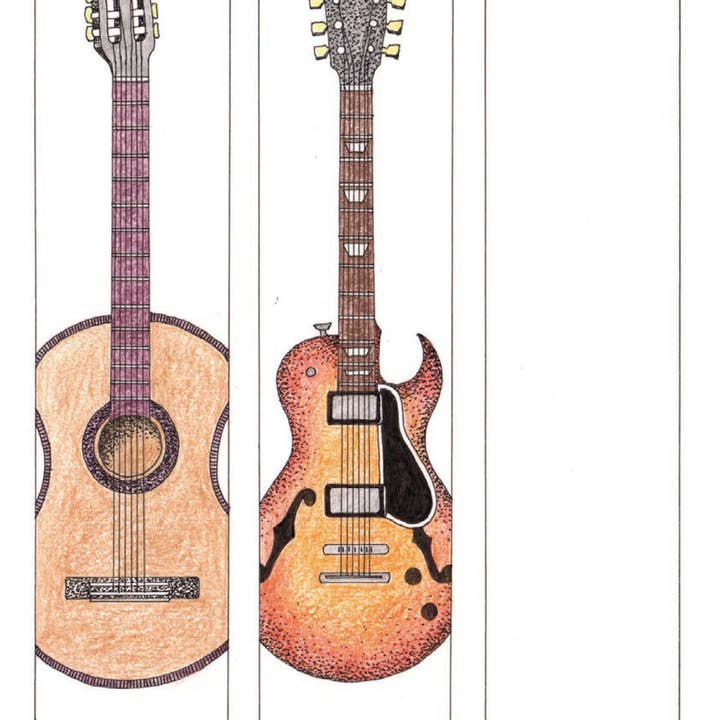 Cath Tate Cards - Wholesale Everyday Greeting Card - AIR GUITAR1